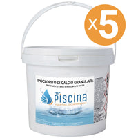 Ipoclorito Di Calcio Granulare, 5 Confezioni Da 10 Kg