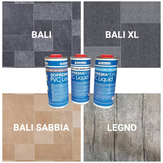 Liquido sigillante per rivestimento Liner SopremaPool DESIGN e ARMONIA - tanica da 1 L - Liquido Sigillante Per Rivestimento Liner Sopremapool Design E Armonia - Tanica Da 1 L Legno