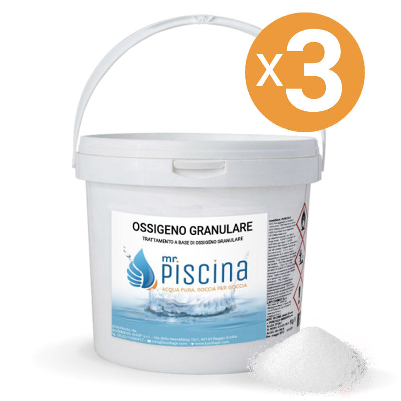 Ossigeno Granulare, 3 Confezioni Da 5 Kg