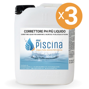 Correttore Ph- 15% Meno Liquido, 3 Confezioni Da 10 Kg