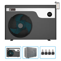 Pompa Di Calore Full Inverter Per Piscina Fino A 45 M³ Mr. Smart By Mr. Piscina® Con Copertura Protettiva E Piedini Antivibrazione