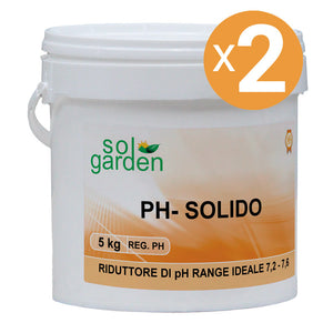 Riduttore Ph Piscina Granulare, 2 Confezioni Da 5 Kg