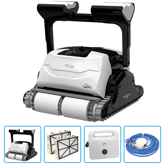 Robot Piscina Dolphin Ps 50 By Maytronics Con Spazzole Kanebo
