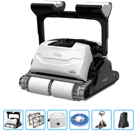 Robot Piscina Dolphin Ps 50 Premium Con Spazzole Kanebo, Carrello E Copertura Protettiva