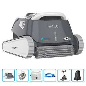 Robot Piscina Dolphin Mr. 30 Premium Con Carrello E Copertura Protettiva