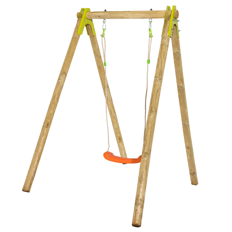 Altalena singola per bambini in legno SALLY