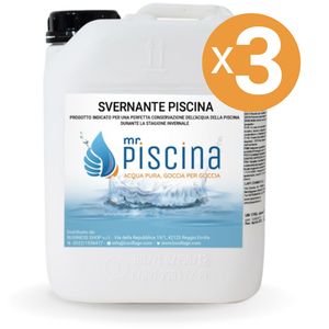 Svernante Piscina, 3 Confezioni Da 5 Kg