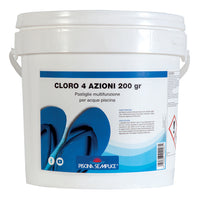 Cloro 4 Azioni 200 Gr 5 Kg - Cloro Per Mantenimento
