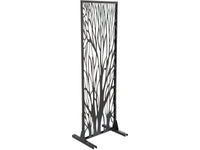 Recinzione metallica decorativa "Tree" 50 x 150 cm - Antracite