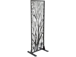 Recinzione metallica decorativa "Tree" 50 x 150 cm - Antracite