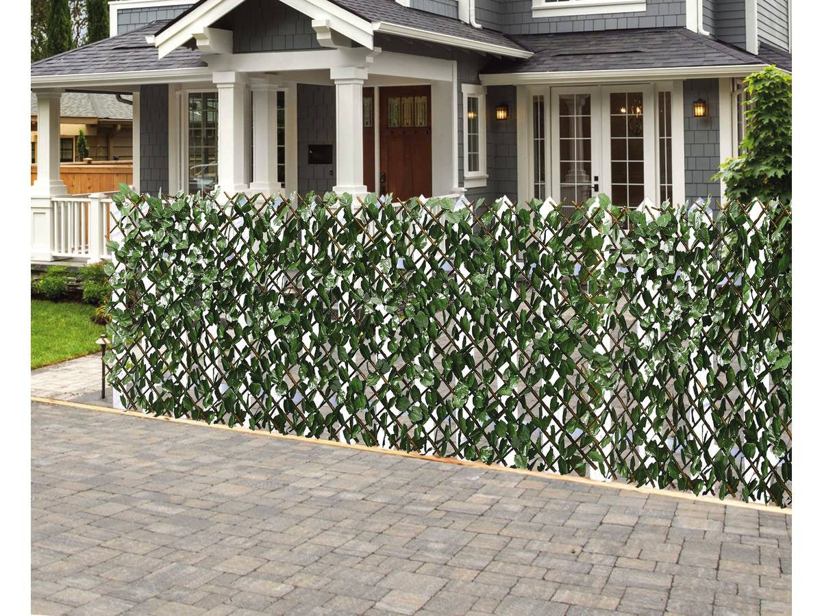 Recinzione a traliccio di salice "Fragon" - 200 x 100 cm - Verde