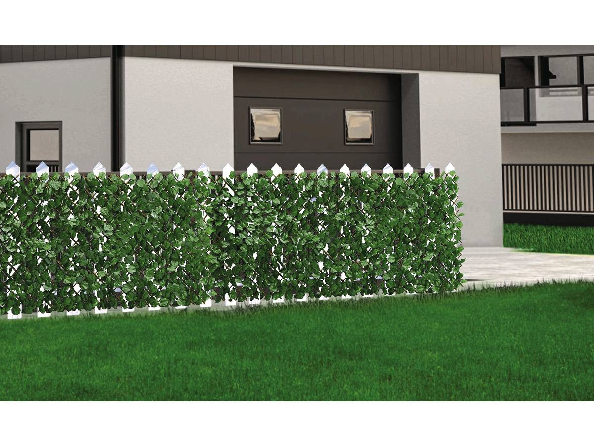 Recinzione a traliccio di salice "Fragon" - 200 x 100 cm - Verde