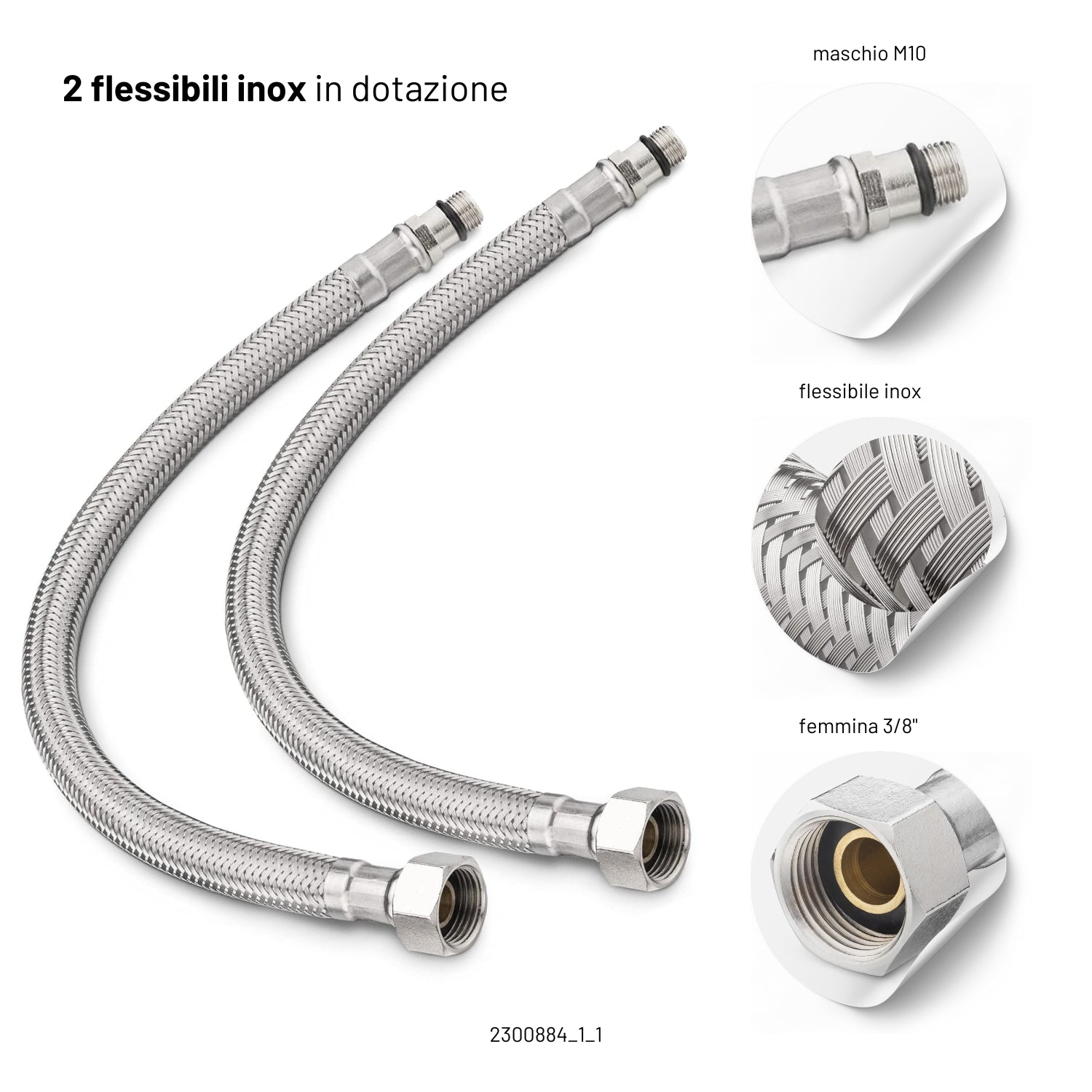 Miscelatore monocomando per bidet serie jazz installazione rapida con piletta click clack *** finitura- oro lucido, c...