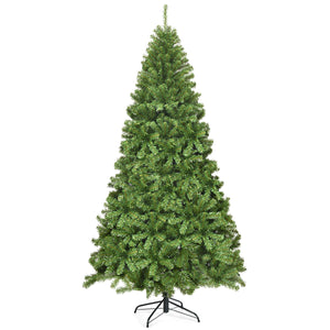 Albero di Natale non illuminato 230 cm, Abete artificiale con cerniere e aghi in PVC per casa e ufficio-Alberi di Natale