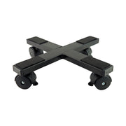 Tecnokit carrello porta piante da interno ed esterno in acciaio per vasi rotondi e quadrati, portavasi con ruote cm 30 cm 40