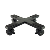 Tecnokit carrello porta piante da interno ed esterno in acciaio per vasi rotondi e quadrati, portavasi con ruote cm 30 cm 40