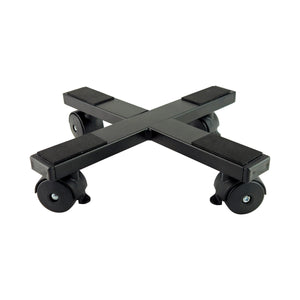 Tecnokit carrello porta piante da interno ed esterno in acciaio per vasi rotondi e quadrati, portavasi con ruote cm 30 cm 40