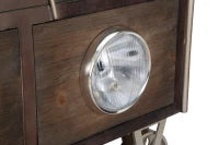 Tavolo Da Caffe' Old Style C/Vetro Cm 83X80X52,5