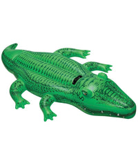 Coccodrillo Cavalcabile Gioco Gonfiabile Per Bambini 168 X 86 Cm Mare Piscina         