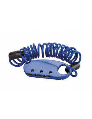 Lucchetto a combinazione, bagagli, casco, cavo d'acciaio 1000mm, 3 cifre - Serrurerie de Picardie