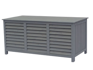 Cassapanca da giardino in legno "Macao" - 130 x 64 x 60 cm - Antracite