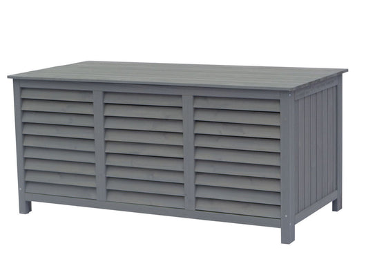 Cassapanca da giardino in legno "Macao" - 130 x 64 x 60 cm - Antracite