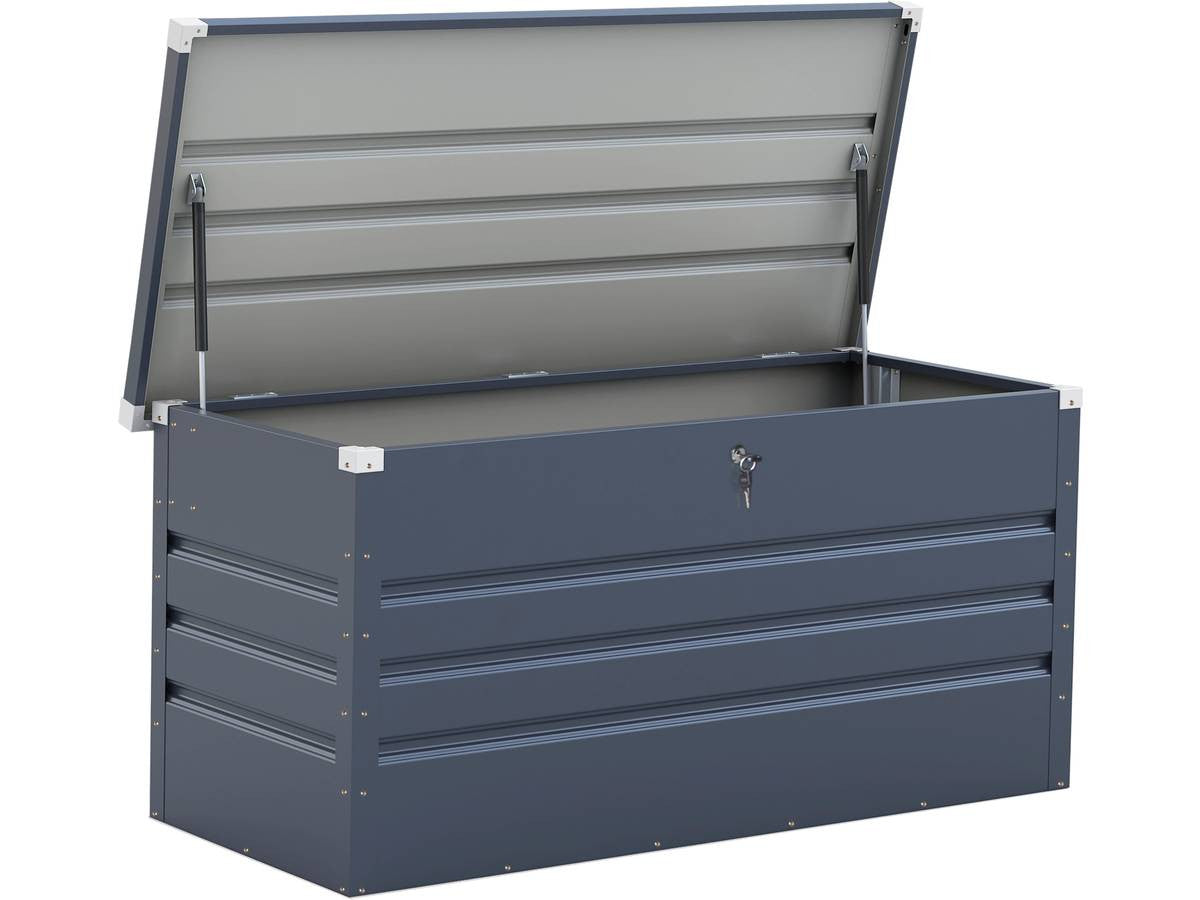 Contenitore da giardino "Store" - 680 L - 165 x 69 x 60 cm - Grigio