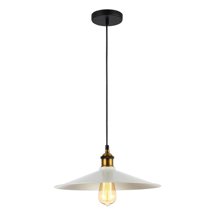 LÚZETE - COLGANTE 1 LUZ ALANIS BLANCO