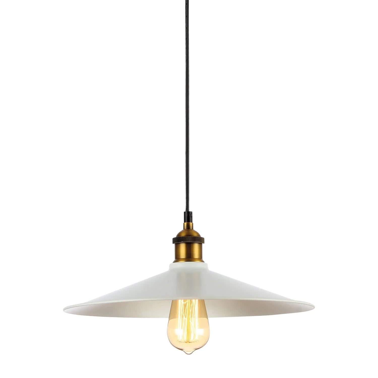 LÚZETE - COLGANTE 1 LUZ ALANIS BLANCO