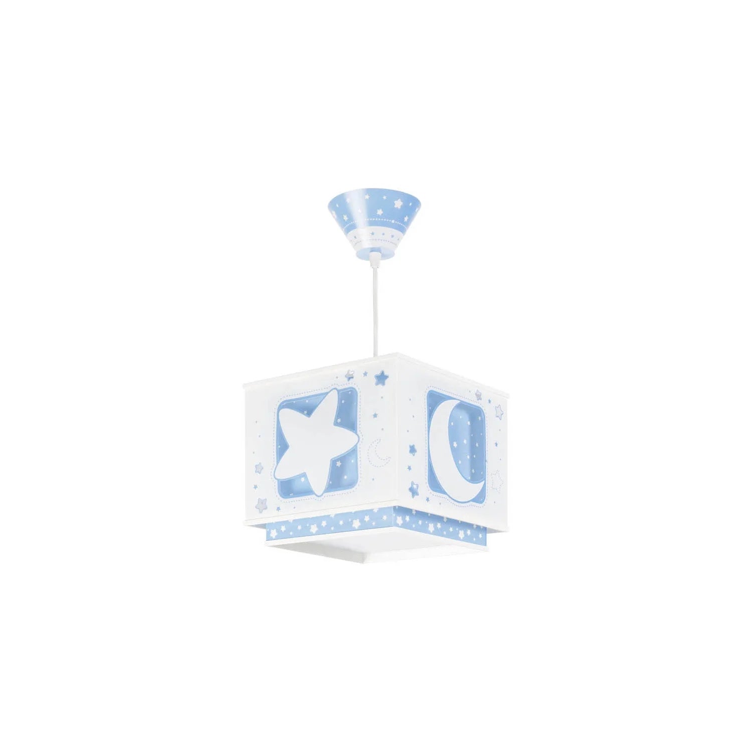 LÚZETE - COLGANTE INFANTIL LUNA AZUL