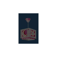 LÚZETE - COLGANTE  INFANTIL LUNA ROSA