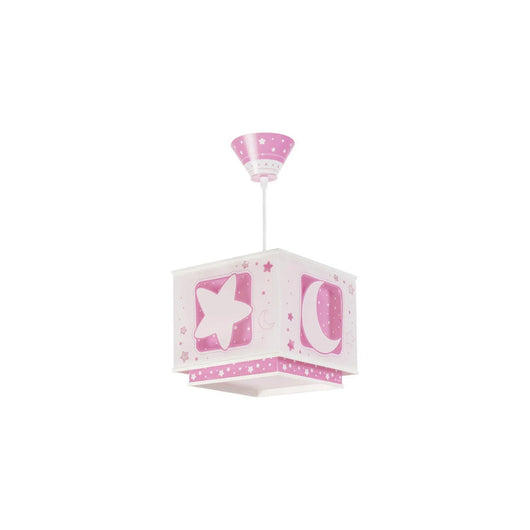 LÚZETE - COLGANTE  INFANTIL LUNA ROSA