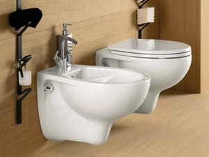 Sanitari sospesi Geberit Colibrì 2 ex Pozzi Ginori: WC, Bidet, CopriWC Bianco