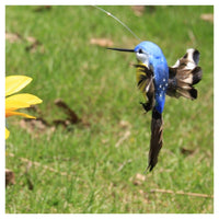 Trade Shop - Colibrì Volante A Energia Solare A Batteria Uccelli Svolazzanti Per Decorazione Esterna -