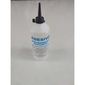 Colla Acetovinilica FlashBond Universale e Trasparente da 500ml - Adesivo Professionale per Cuoio, Tessuti, Legno, Vetro e Altri