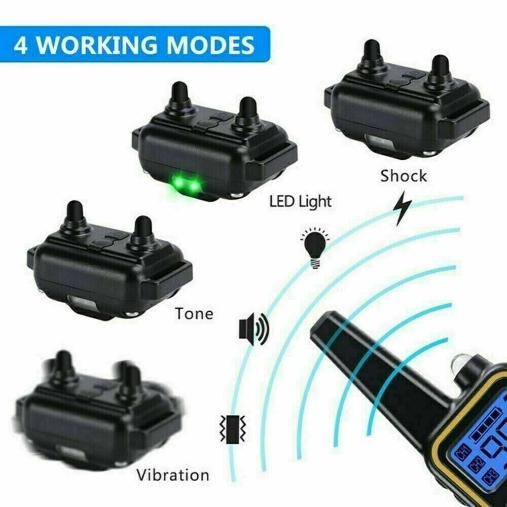 COLLARE 800M IMPERMEABILE TELECOMANDO CANI SCOSSA ELETTRICO ADDESTRAMENTO LCD - ZENCOCCO