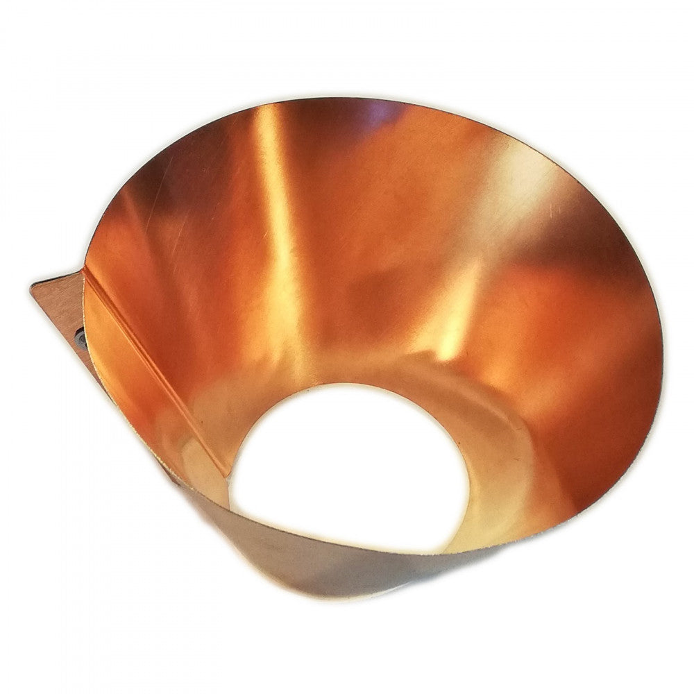 Collare conico da 120mm scossalina in rame spessore 6 decimi