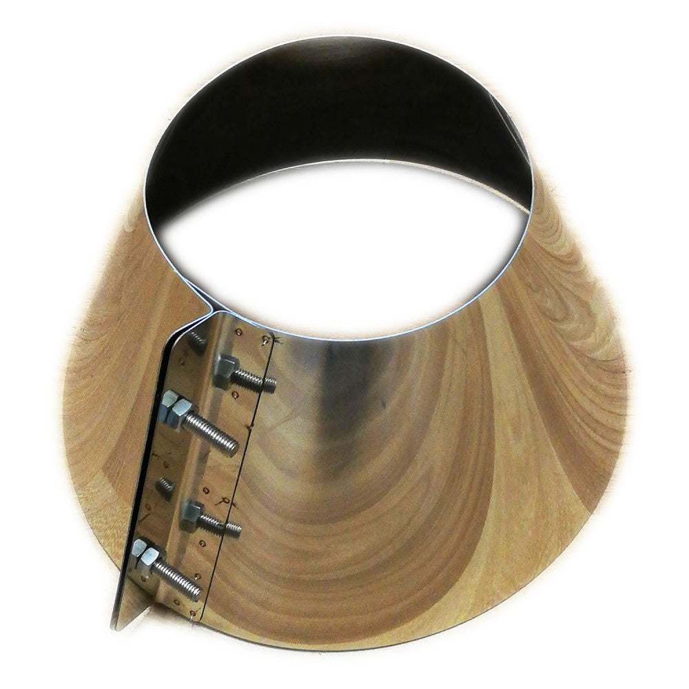 Collare conico da 180mm scossalina in acciaio inox spessore 5 decimi aisi 304