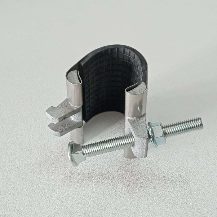 Collare di riparazione 60-64mm inox per tubi con un tirante