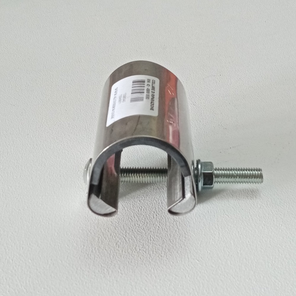 Collare di riparazione 87-93mm inox per tubi con un tirante