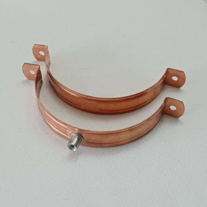 Collare in rame da 140mm per fissaggio e bloccaggio a muro