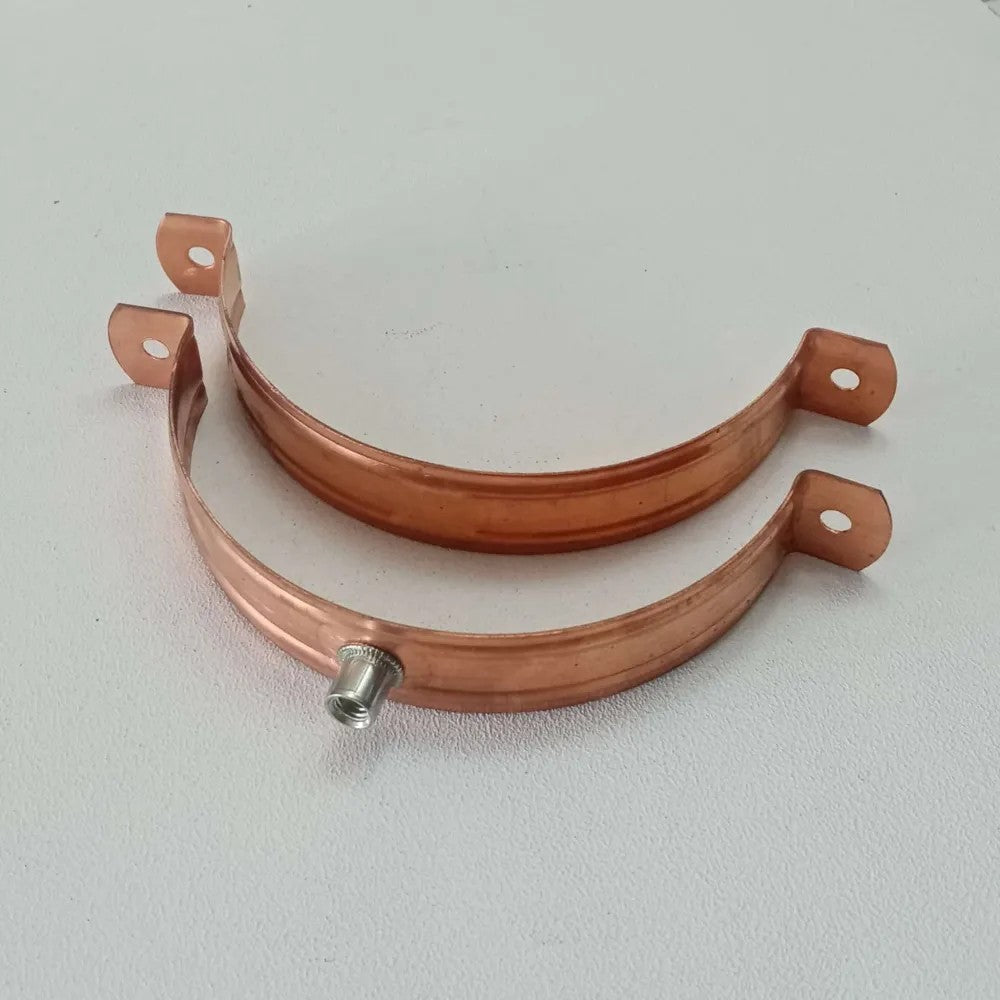 Collare in rame da 200mm per fissaggio e bloccaggio a muro