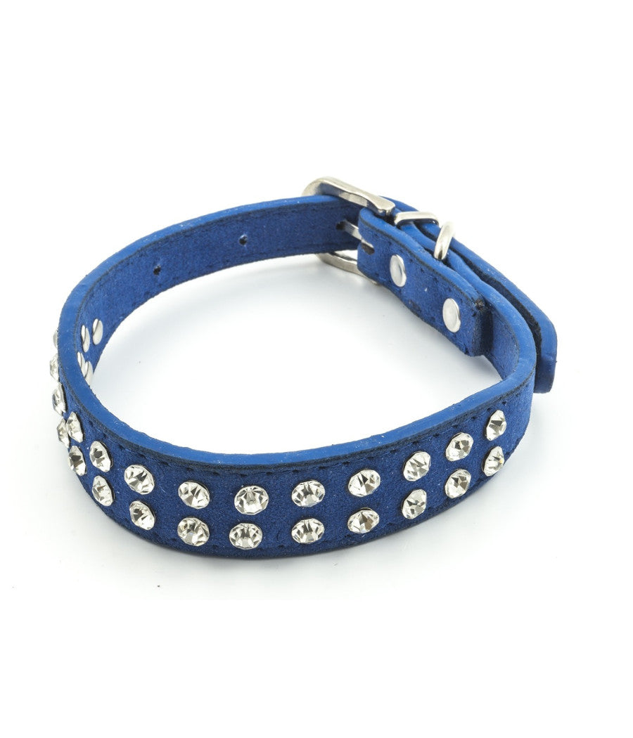 Collare Per Cane Cani Con Strass E Brillantini Brillantinato Taglia Media         
