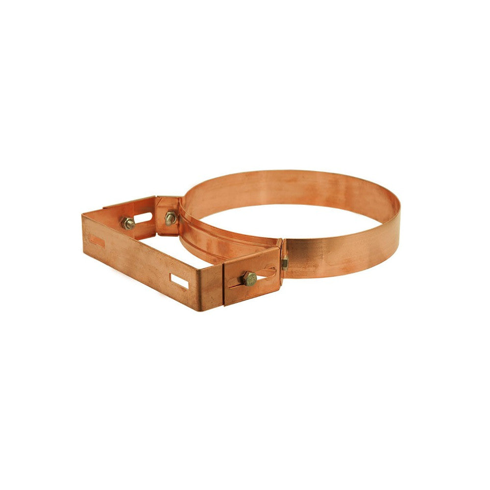 Collare pesante da 100mm regolabile fascetta murale in rame