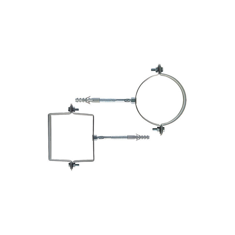 Collari pluviali SCP-V 80 mm – verniciati tondi testa di moro – Fischer