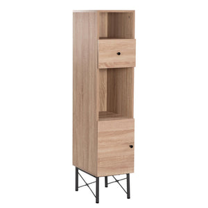 Colonna Arcadia 2 Vani A Giorno 1 Cassetto 1 Anta Naturale/grigio