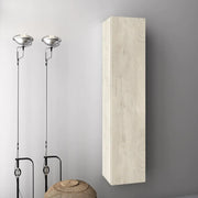 Pensile Colonna 35cm Sospesa Per Bagno - Rovere Alaska