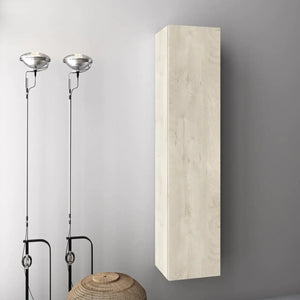 Pensile Colonna 35cm Sospesa Per Bagno - Rovere Alaska