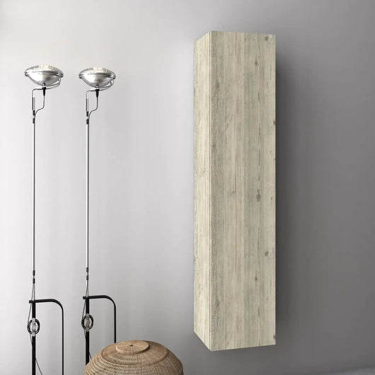 Pensile Colonna 35cm Sospesa Per Bagno - Pino Artico