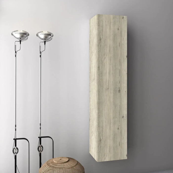 Pensile Colonna 35cm Sospesa Per Bagno - Pino Artico